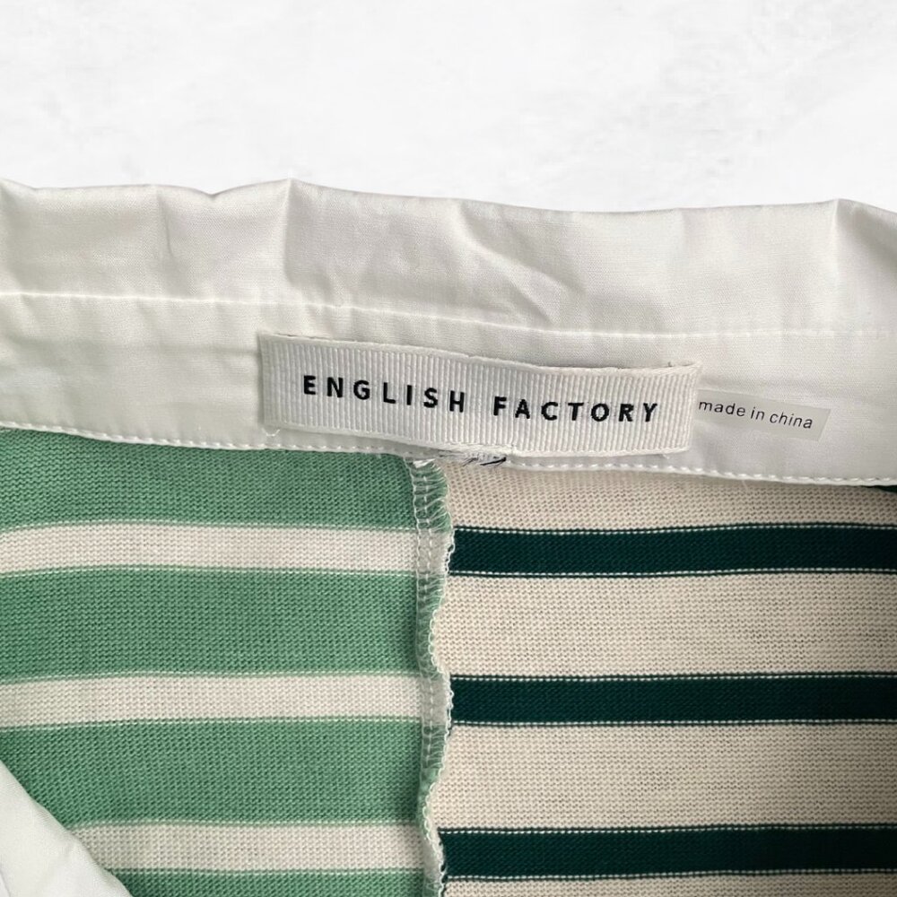 English Factory Knit Stripe Colorblock Top - Picture 6 of 7